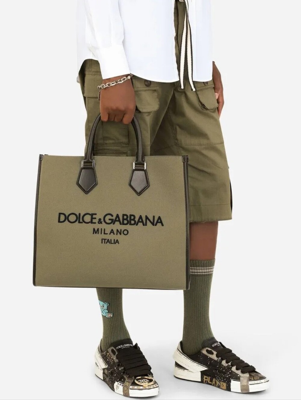 Dolce & Gabbana Logo Milano Tote